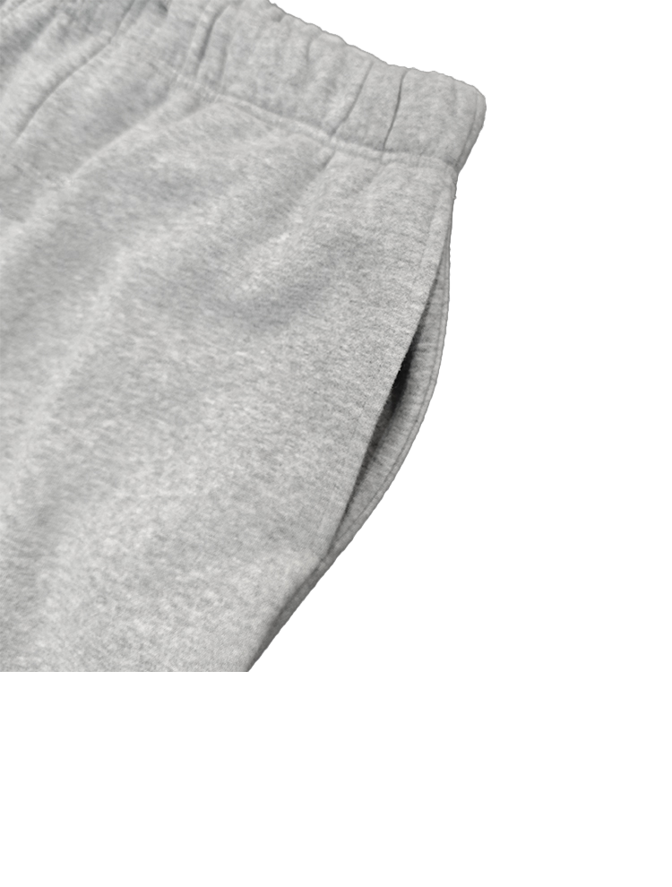 Pantalones deportivos rectos de algodón cálido de 350 g/m², de peso pesado, para uso diario en la calle.