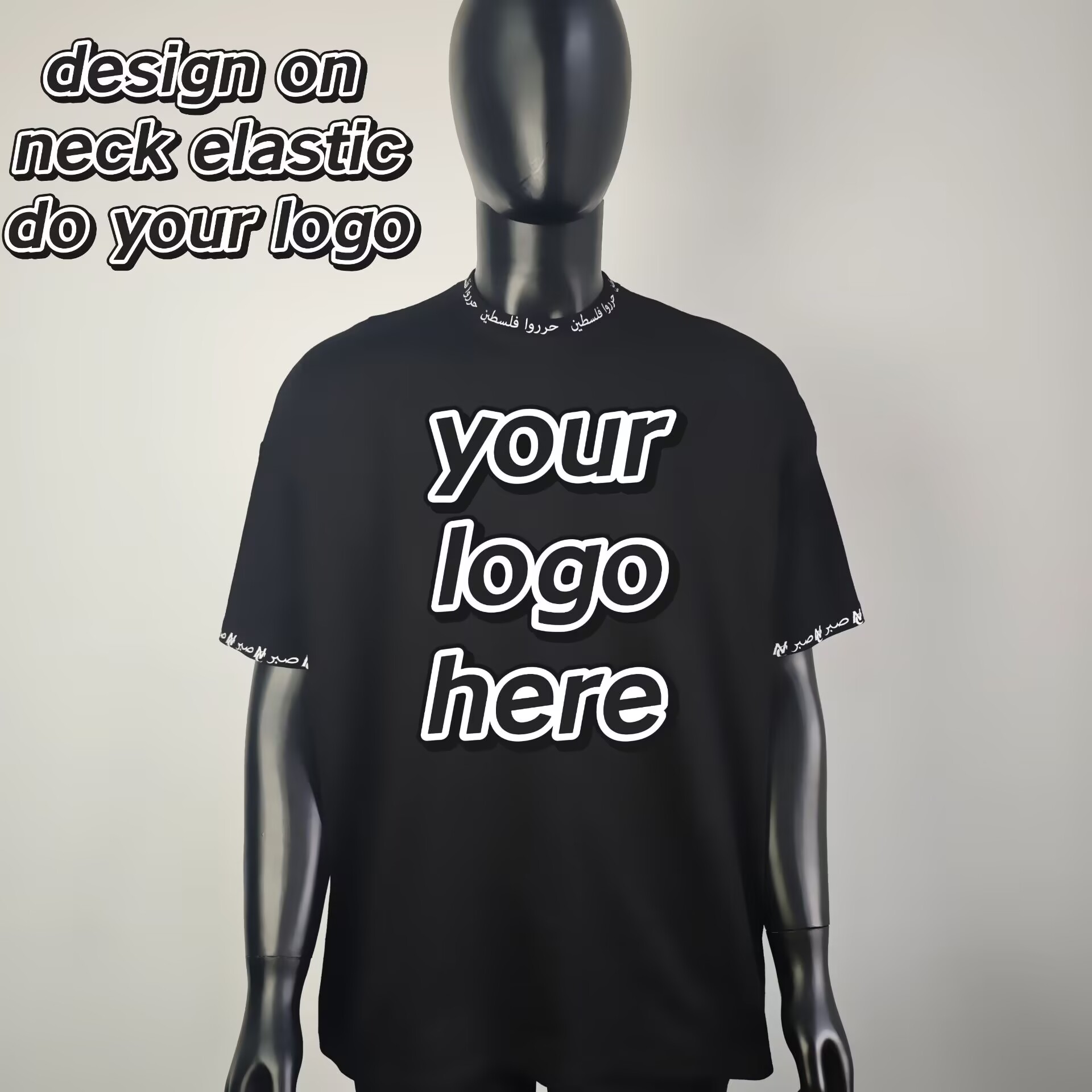 Camisetas personalizadas de cuello redondo, de corte regular y con estampado gráfico Y2k de peso pesado para hombre