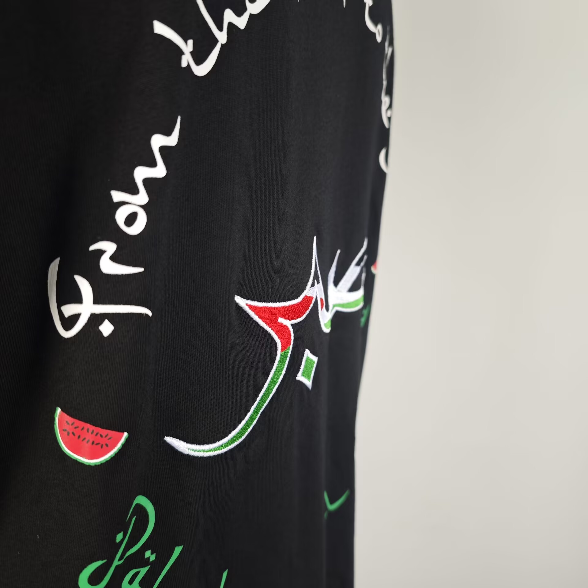 Camisetas personalizadas de cuello redondo, de corte regular y con estampado gráfico Y2k de peso pesado para hombre