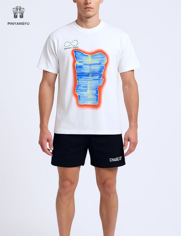 Diseño de impresión DTG y bordado personalizado de estilo extragrande.