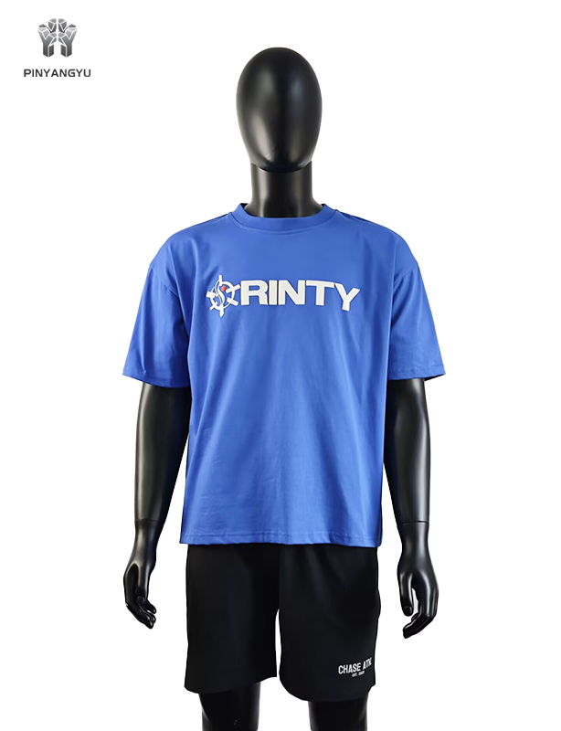 Camiseta deportiva para hombre con estampado personalizado de puff
