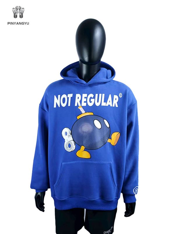 Sudadera con capucha con diseño de logotipo colorido y serigrafía