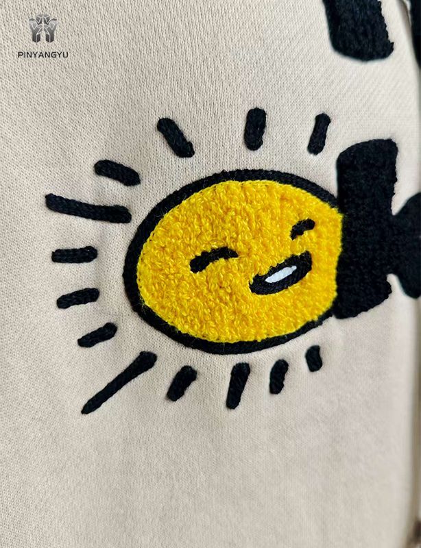 Sudadera con capucha y gorro doble bordado con toalla