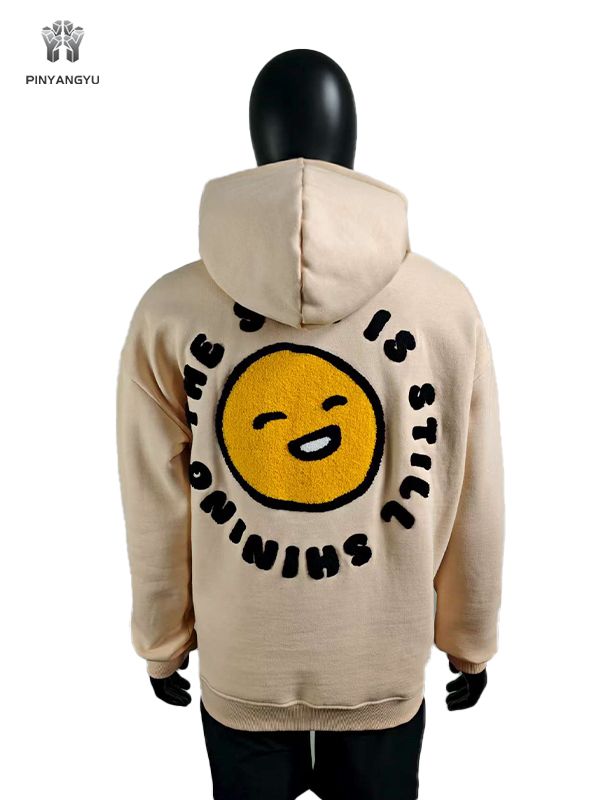 Sudadera con capucha y gorro doble bordado con toalla