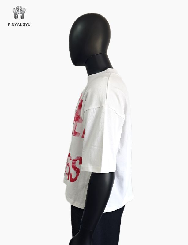 Camiseta cuadrada personalizada y serigrafía