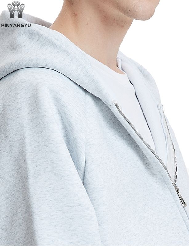 Nuevo Sudadera con capucha para hombre, personalizada, de alta calidad, bordada en blanco, pesada, de gran tama&ntilde;o, 400 Gsm, de algod&oacute;n de rizo franc&eacute;s, polar, respetuosa con el medio ambiente