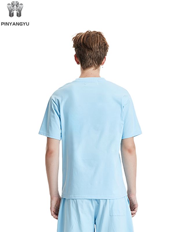 Camiseta multicolor, holgada y transpirable, se pueden personalizar los estilos para hombres y mujeres.