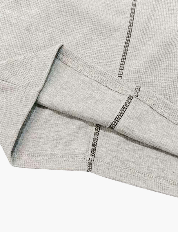 Camisetas personalizadas OEM para hombre, camisa de manga larga gofrada, caja de cultivo, t&eacute;rmica de gran tama&ntilde;o, apta para hombres