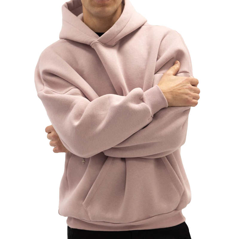 Sudadera con capucha cl&aacute;sica para hombre OEM - Sudadera con capucha informal de tejido polar suave