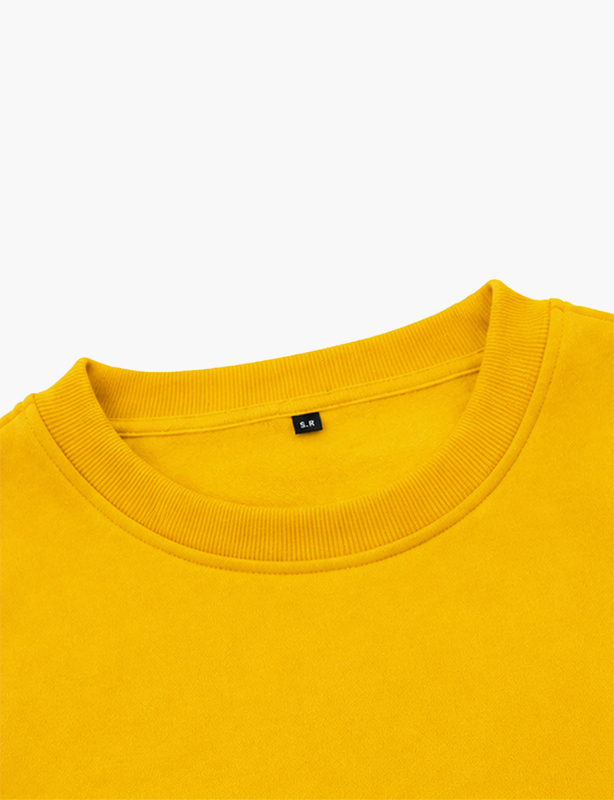 Sudaderas personalizadas con cuello redondo: m&aacute;s de 40 colores &times; m&aacute;s de 10 telas: combinaciones personalizadas ilimitadas